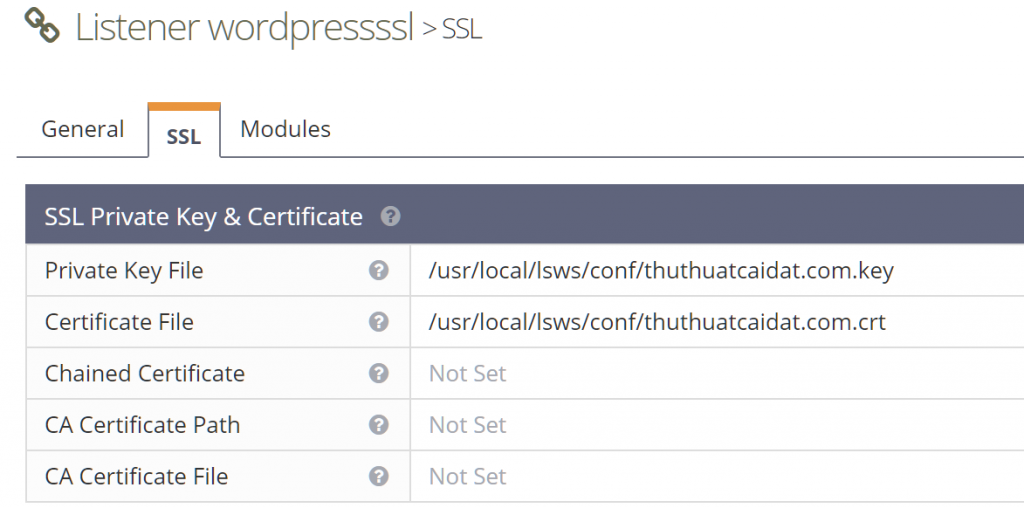 Cấu Hình SSL Cloudflare cho OpenLiteSpeed Web Servers