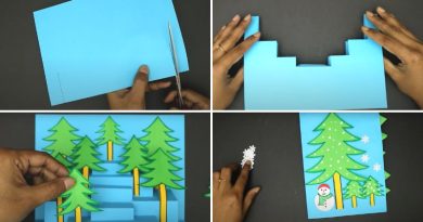 5 cách làm thiệp Giáng sinh bằng giấy A4 đơn giản nhất 10