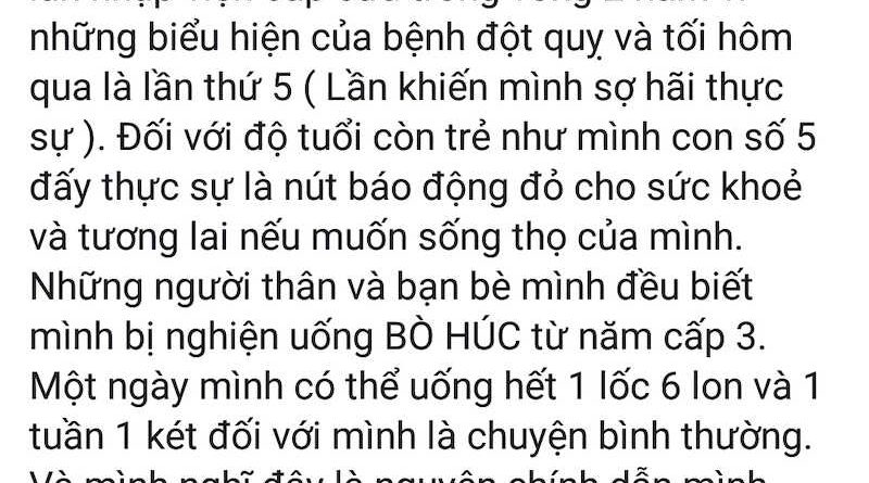 Nghiện uống bò húc, cô gái trẻ bị đột quỵ 5 lần trong vòng 2 năm 1