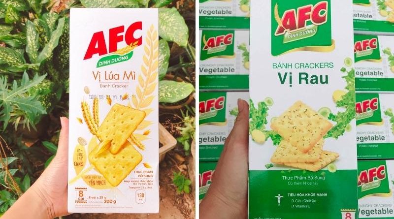 100g bánh AFC bao nhiêu calo? Ăn bánh AFC có béo không? 1