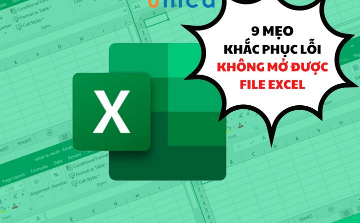 Cách sửa lỗi không mở được file Excel đơn giản 1