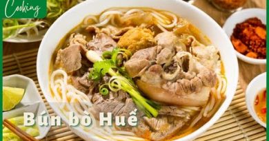 Cách nấu bún bò Huế đơn giản từ viên, gói gia vị có sẵn 3