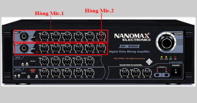 Cách chỉnh amp Nanomax chi tiết hát karaoke chuẩn và hay nhất 4