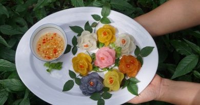 Cách làm bánh hoa hồng hấp đặc sản Vân Nam đẹp mắt thơm ngon 7