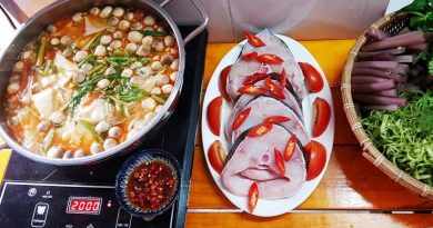 Cách nấu lẩu cá bóp măng chua cay ngon, hấp dẫn 4