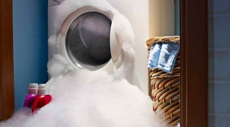 Nguyên nhân máy giặt bị sủi bọt khí và cách khắc phục 1