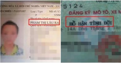 Kỳ lạ những tên khai sinh chỉ có ở Việt Nam, ai đọc cũng phải phì cười vì quá 'dị' 12