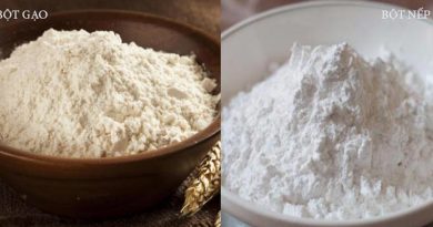 Phân biệt bột gạo và bột nếp 2