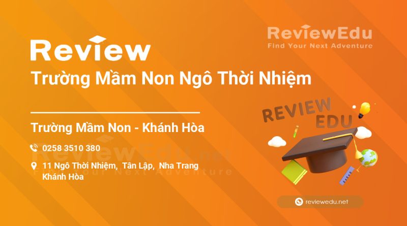 [Review] Trường mầm non Ngô Thời Nhiệm - Khánh Hòa 1