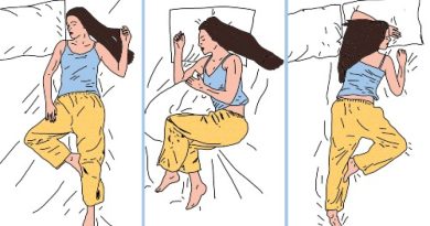  Tư thế ngủ sai lầm gây hệ quả tai hại cho làn da của bạn, bạn đang nằm ngủ theo kiểu nào dưới đây 4