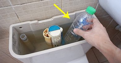 Đặt chai nhựa vào bể chứa nước của bồn cầu, lợi ích tuyệt vời, nhà nào cũng cần 4