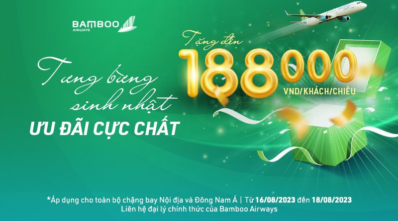 Mừng sinh nhật Bamboo Airways, tưng bừng nhận loạt phần quà rực rỡ 3