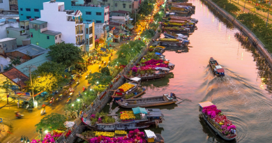 Sài Gòn tổ chức chợ hoa xuân “Trên bến dưới thuyền” Tết 2024 56